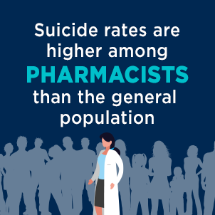 Suicide rates are higher among pharmacists then the general population